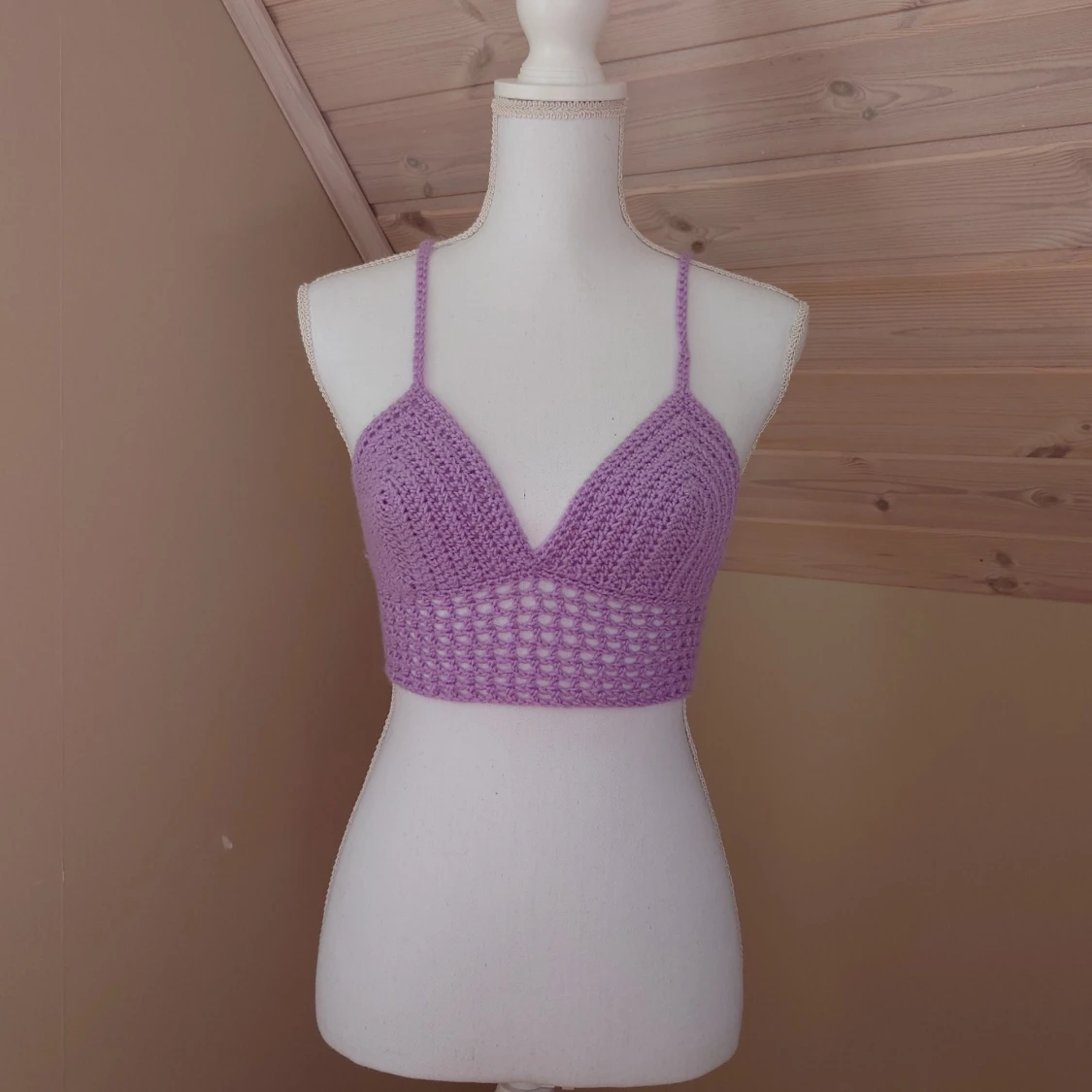 Egenvirkad topp/bikini 