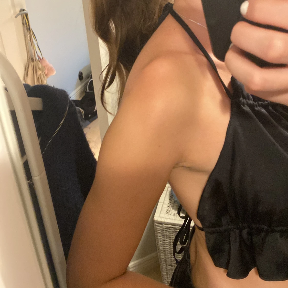 Svart minitopp  - 91