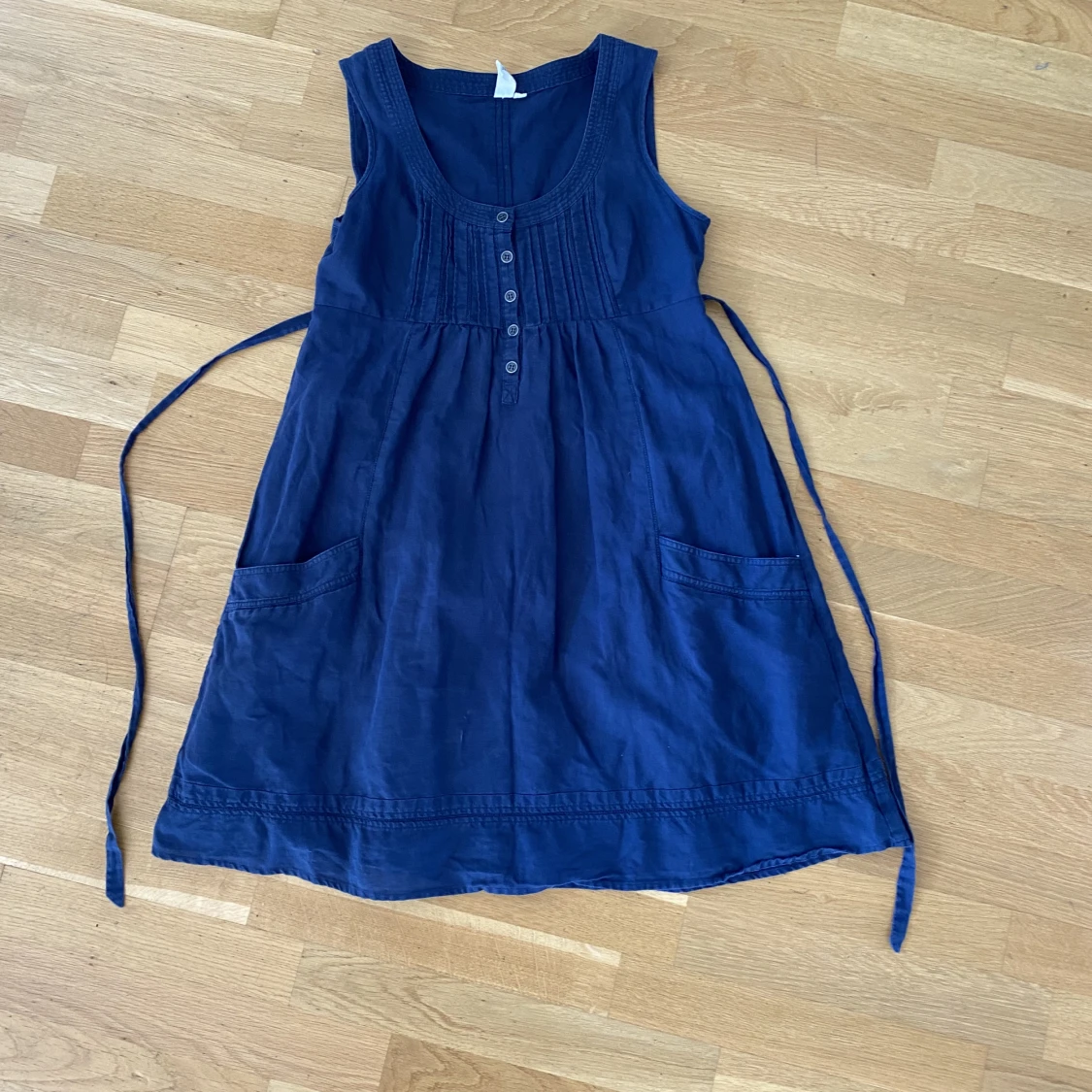 Klänning linne/bomull stl 36 - 91