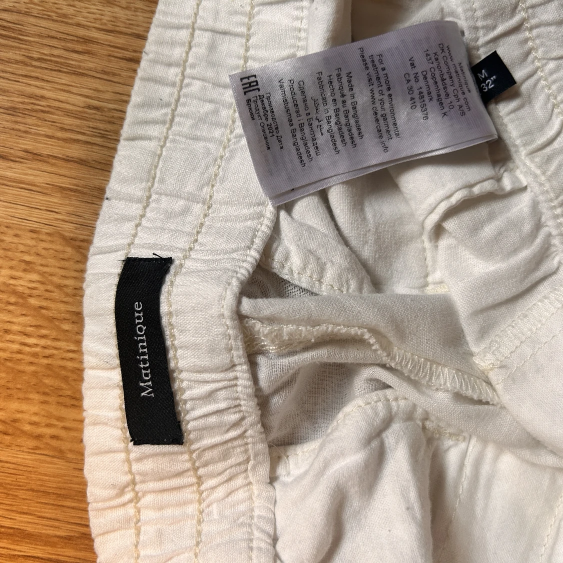 Vita linnebyxor - 91