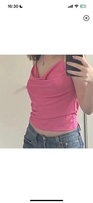 Rosa topp - SÅ FIN rosa zara topp. Används knappt dock därav säljes. Använd kanske 2 gånger. 