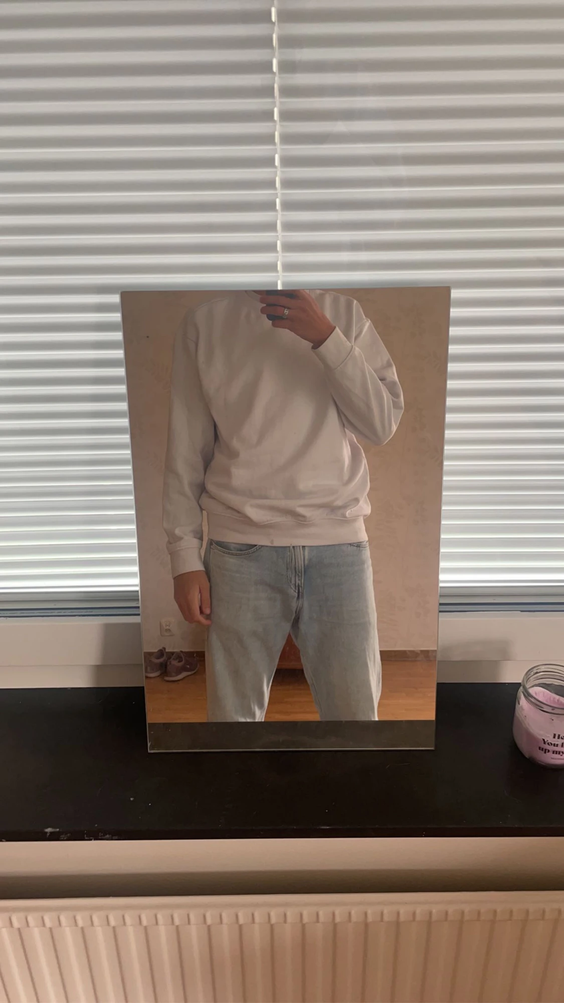 Plain vit tröja från H&M