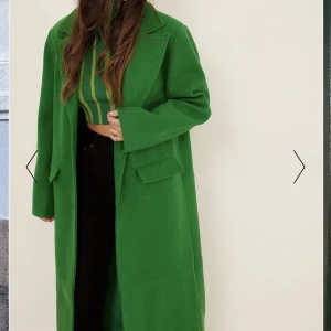 Höstkappa - Säljer en jättefin grön höstkappa. Köpte förra året från na-kd. Bara använd en gång. Nypris 999kr. Bara fråga om du vill ha fler bilder. Köparen står för frakten❤️