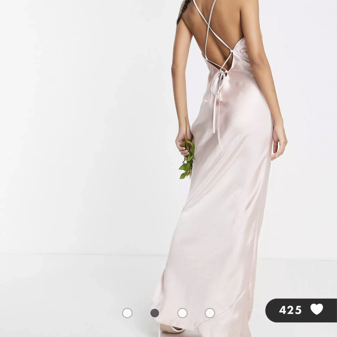 Maxiklänning puderrosa - 90