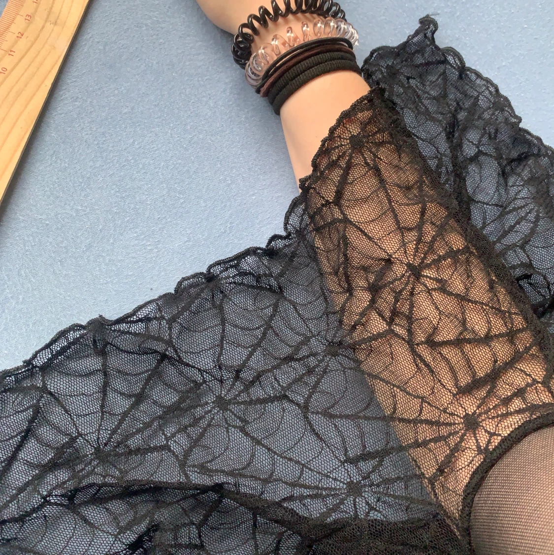 supercoolt spindelnät mesh topp - 90