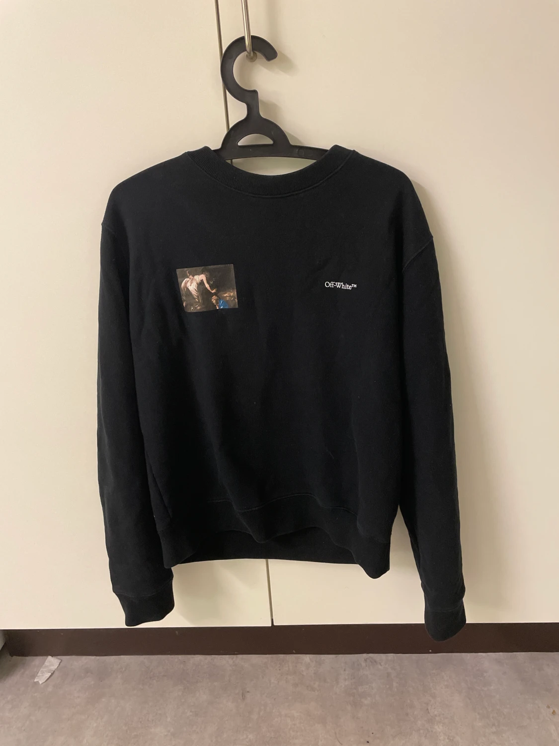 Offwhite caravaggio angel sweatshirt 