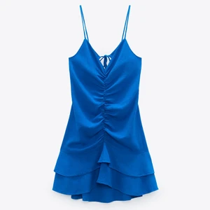 Zara Blå Klänning - Klänning från Zara storlek S