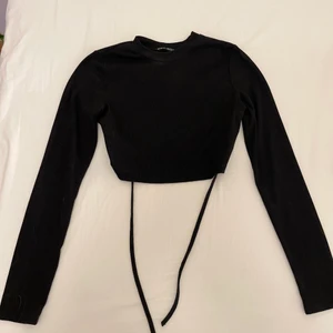 Shein rygglös top - Svart rygglös top från Shein 