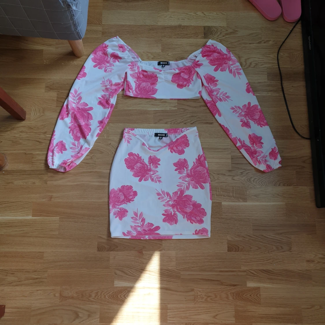 Matching Set Pink Flowers 🌸  - 91