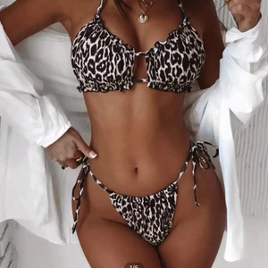 Leopard bikini - Lånade bilder! Råkade beställa hem 2 stycken men den ser exakt ut som på bilderna. Om ni vill ha bevis på att den är oanvänd är det bara skriva i dm för fler bilder!