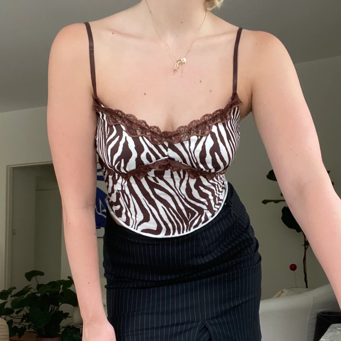 Zebra top Str M