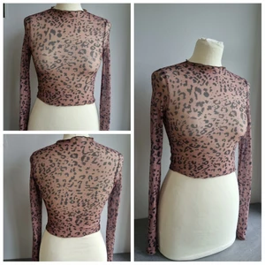 Meshtop - Meshtop med leopardmönster