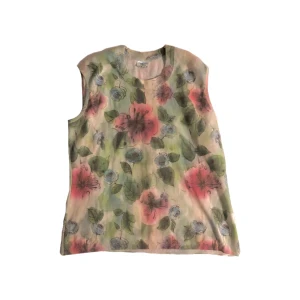 blommig topp - jättefin topp köpt på humana, aldrig använd🧚🏻‍♀️🌹🌺