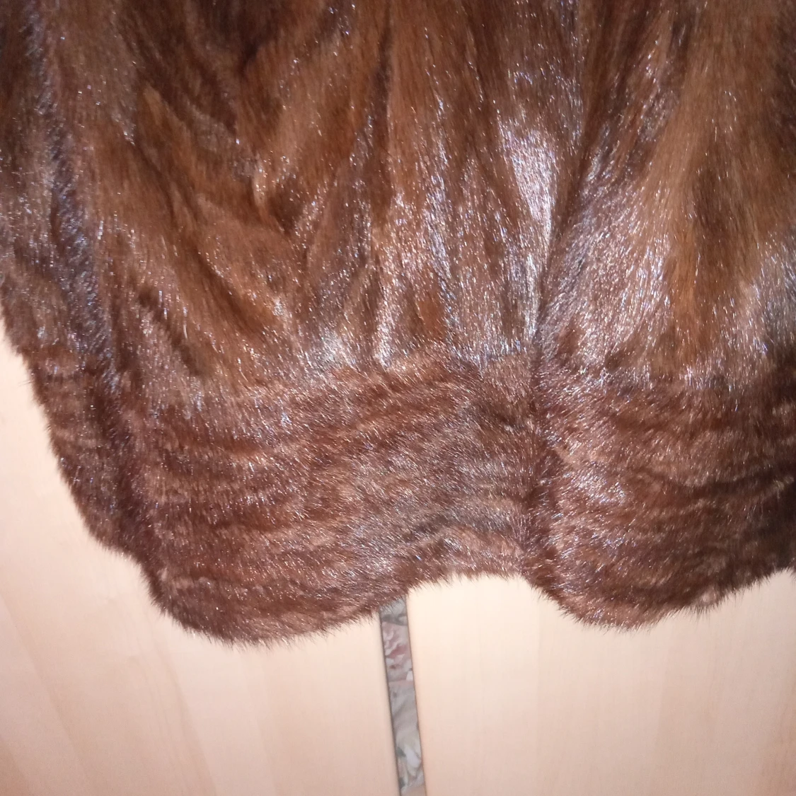 Vintage , Minkpäls brun stl 38 /40 - 91