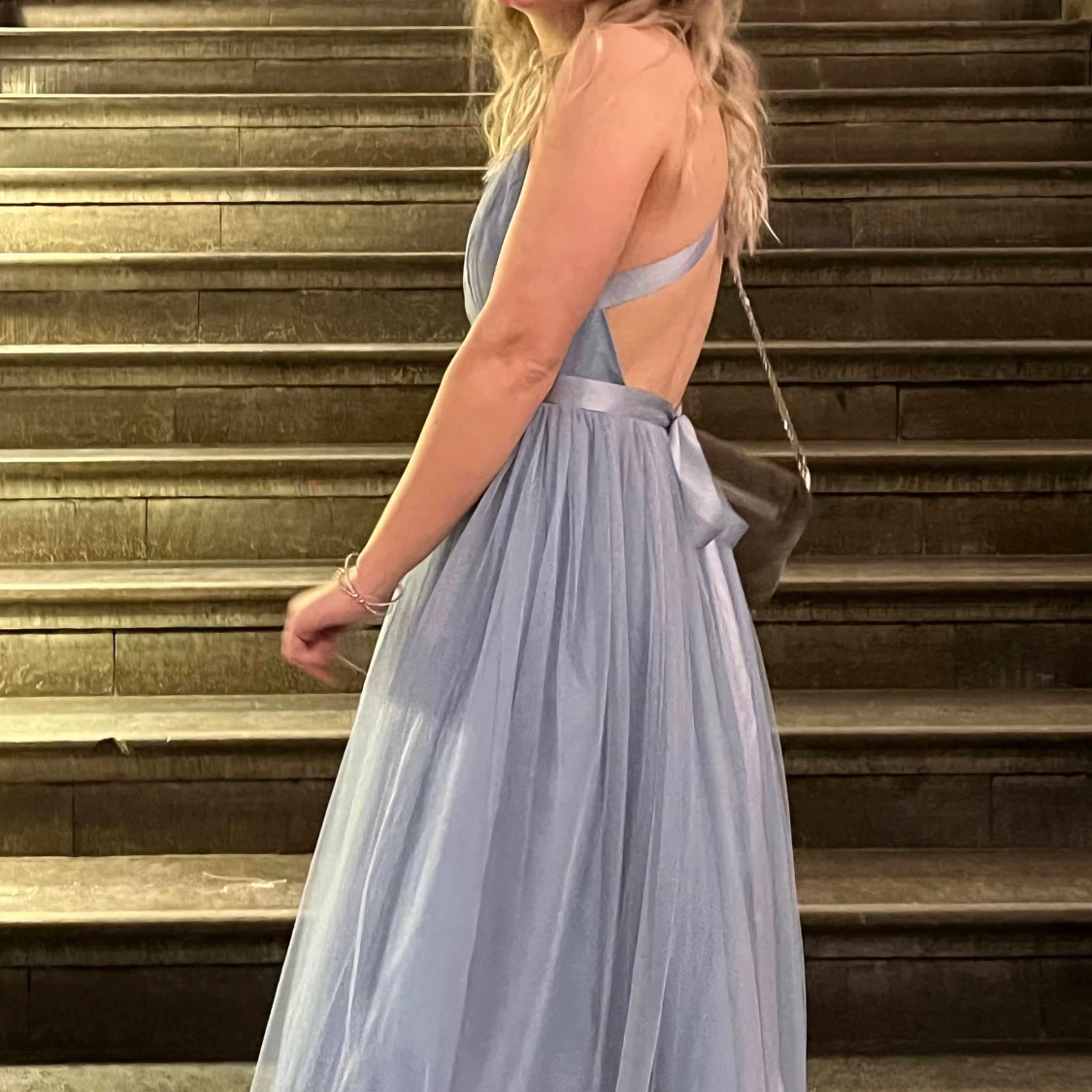 Blå balklänning  - 90