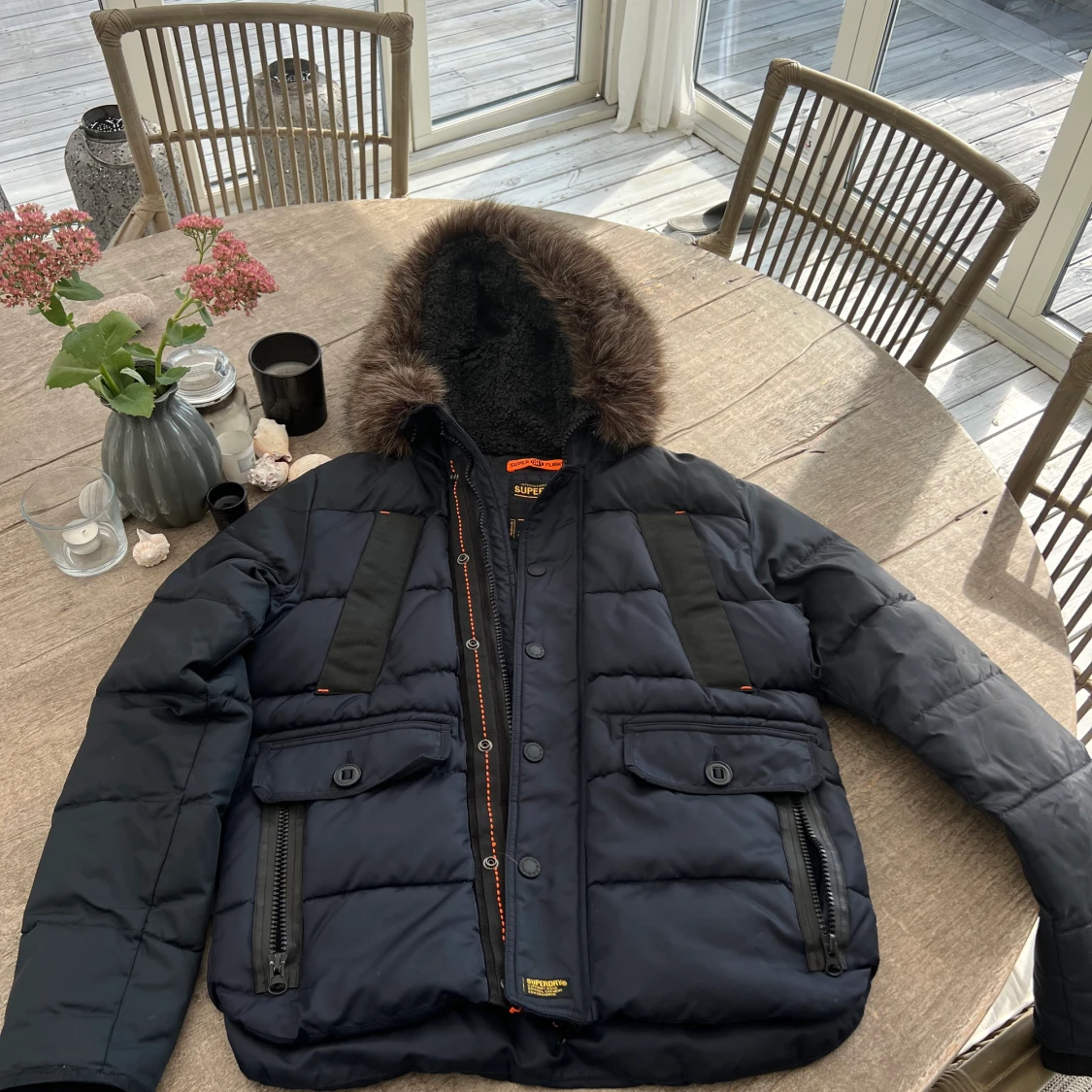 Fin superdry vinterjacka