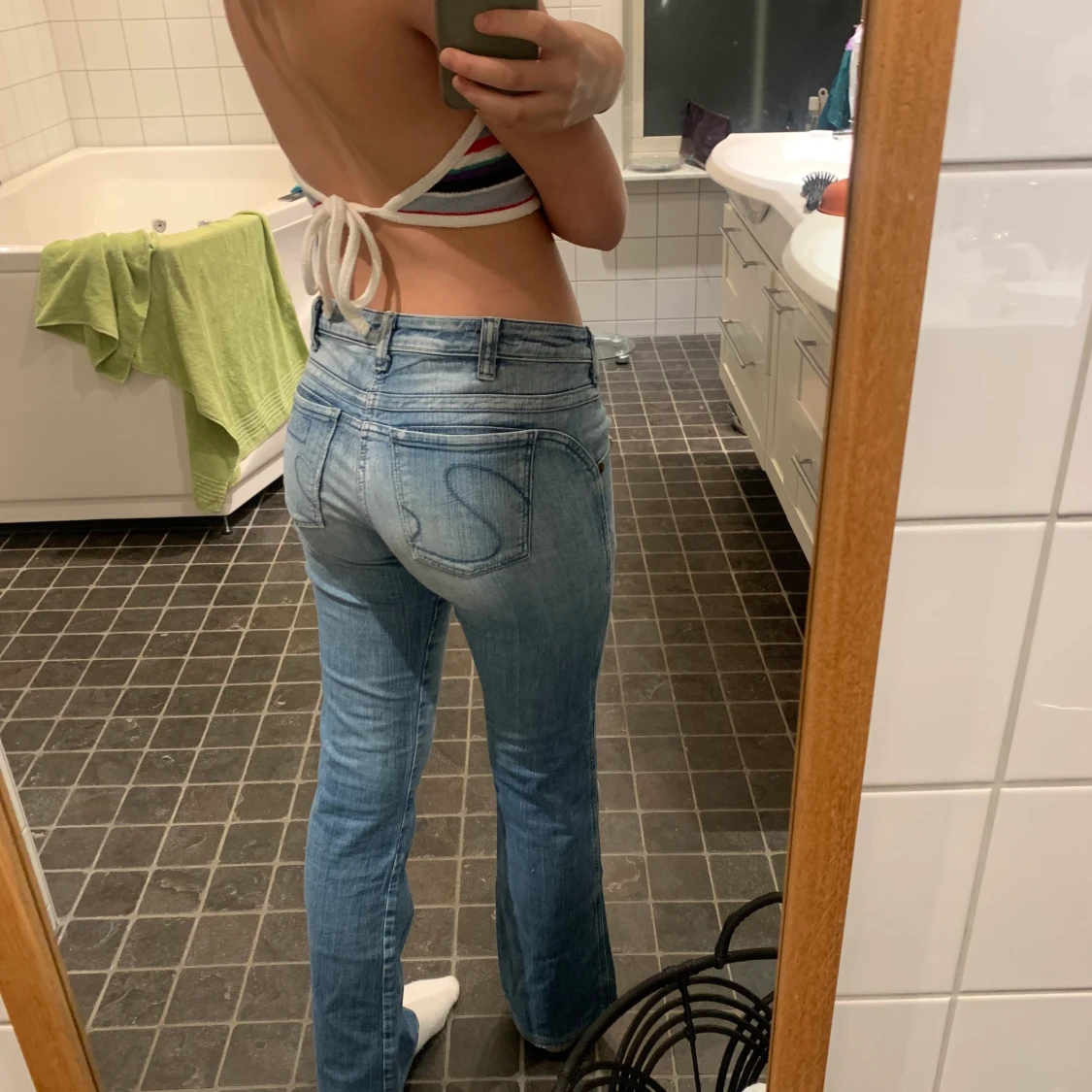 Lågmidjade jeans  - 90