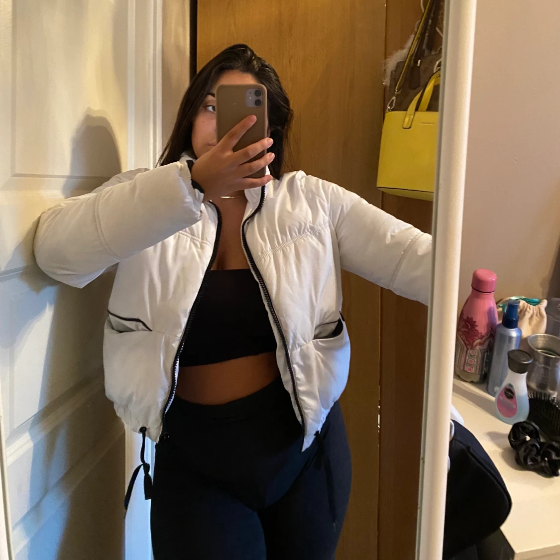 Vit snygg jacka  - 90