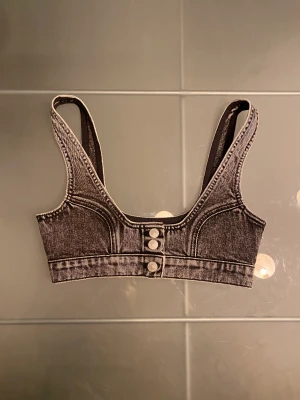 Jeans mini top - Jeans corset like top