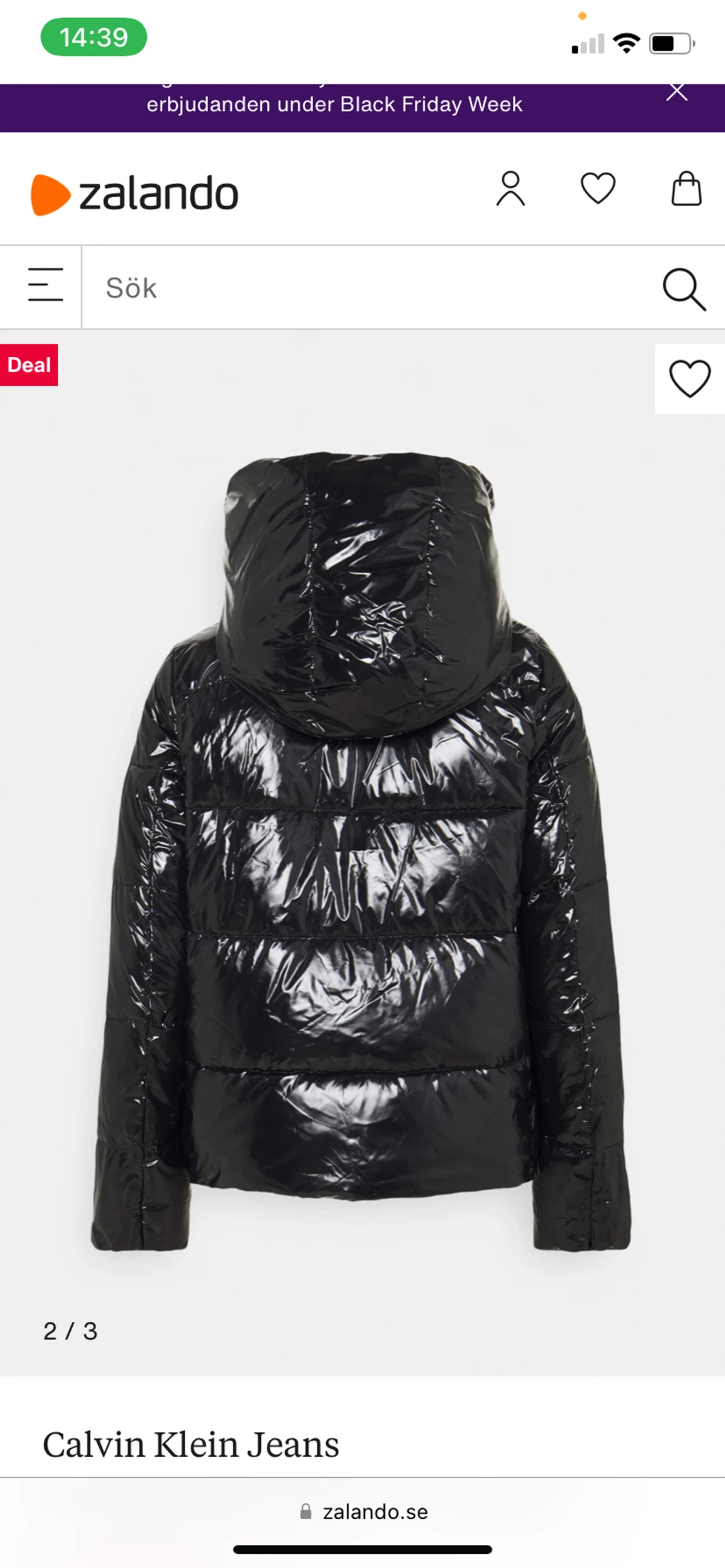 Calvin Klein Vinterjacka  - 90