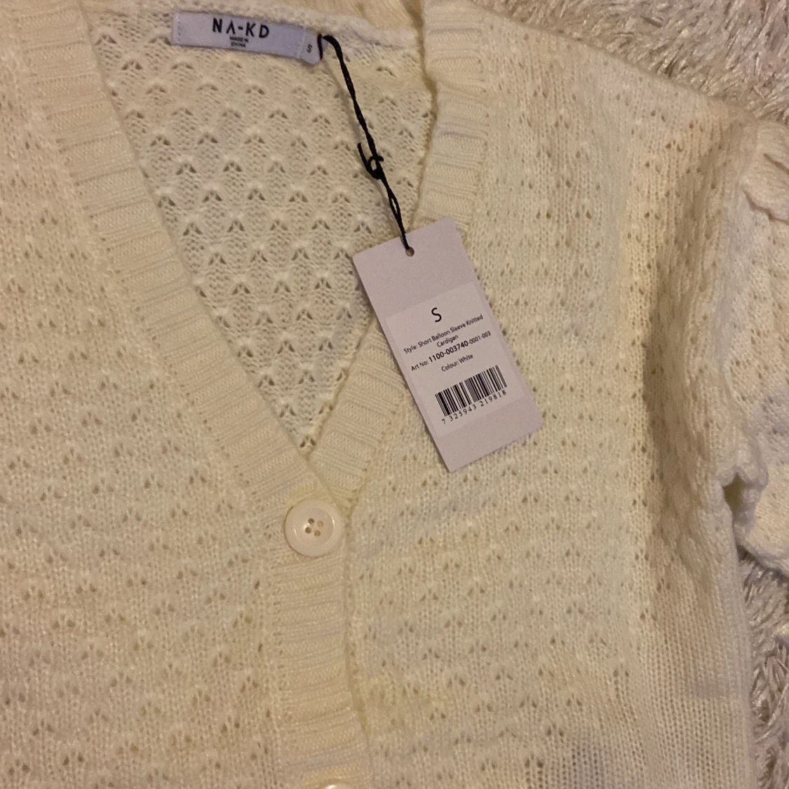 Virkad kofta/ topp - 90