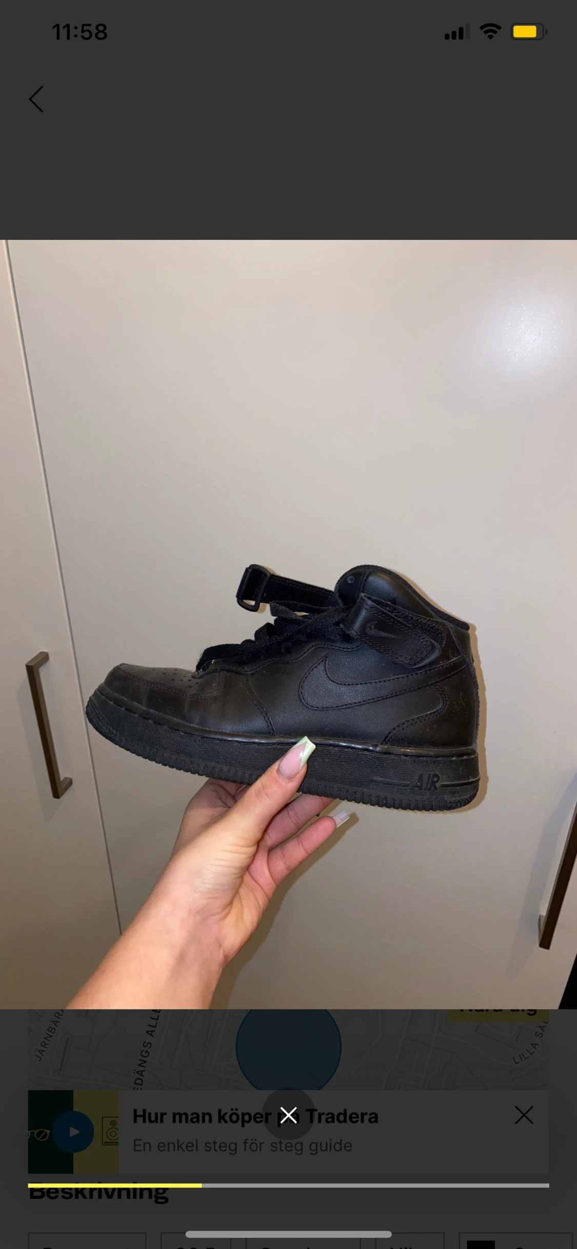 Nike air höga skor