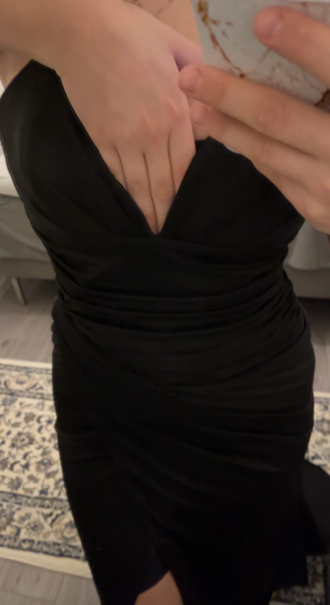 Svart klänning - 91
