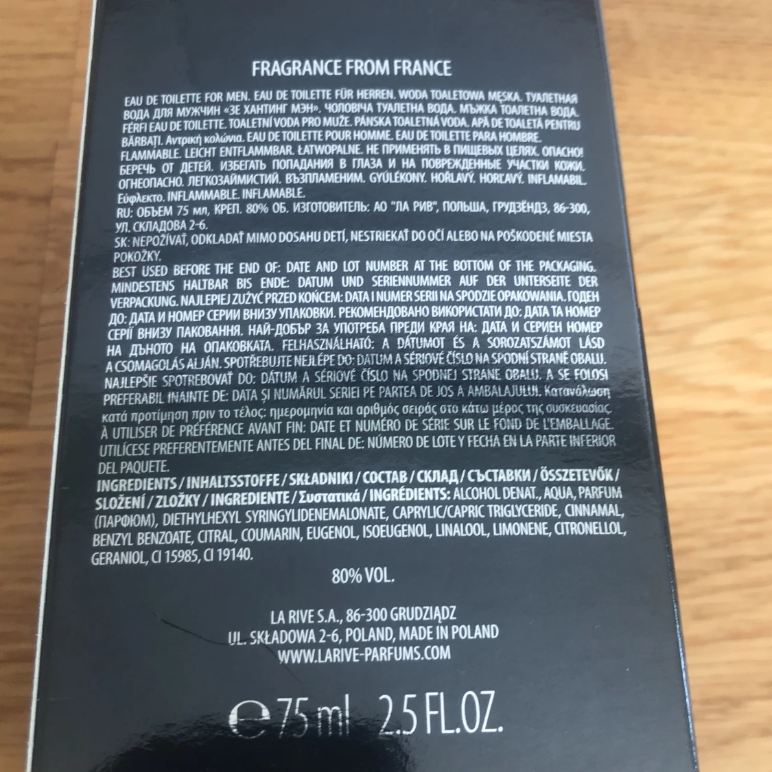 Eau The Toilette Parfym För Men (For men) - 91