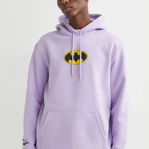 Batman hoodie  - Ljuslila