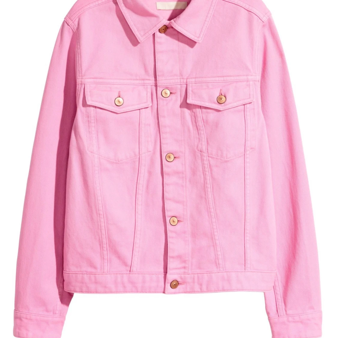 Rosa jeansjacka oversize