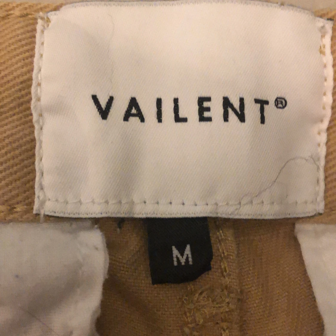 Beigea Byxor med raka ben - 91