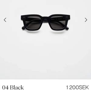 Säljer mina svarta 04 large chimi solglasögon pga att jag inte använder längre. Jätte bra skick fortfarande.
