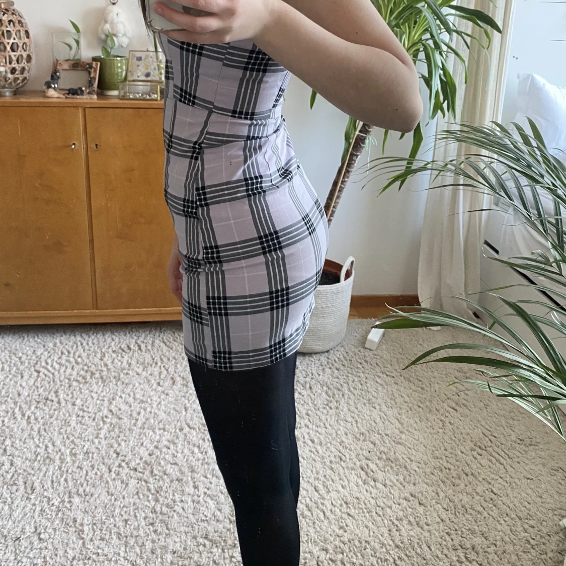 Snygg kort klänning - 91