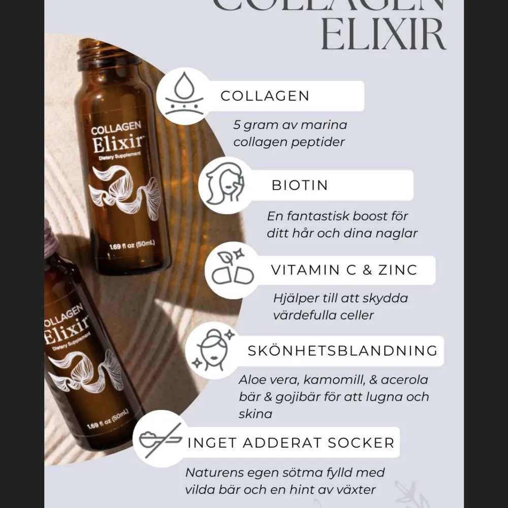 Hej, jag säljer Isagenix collagen elixir, hör av dig om du är intresserad av att veta mer😊. Övrigt.