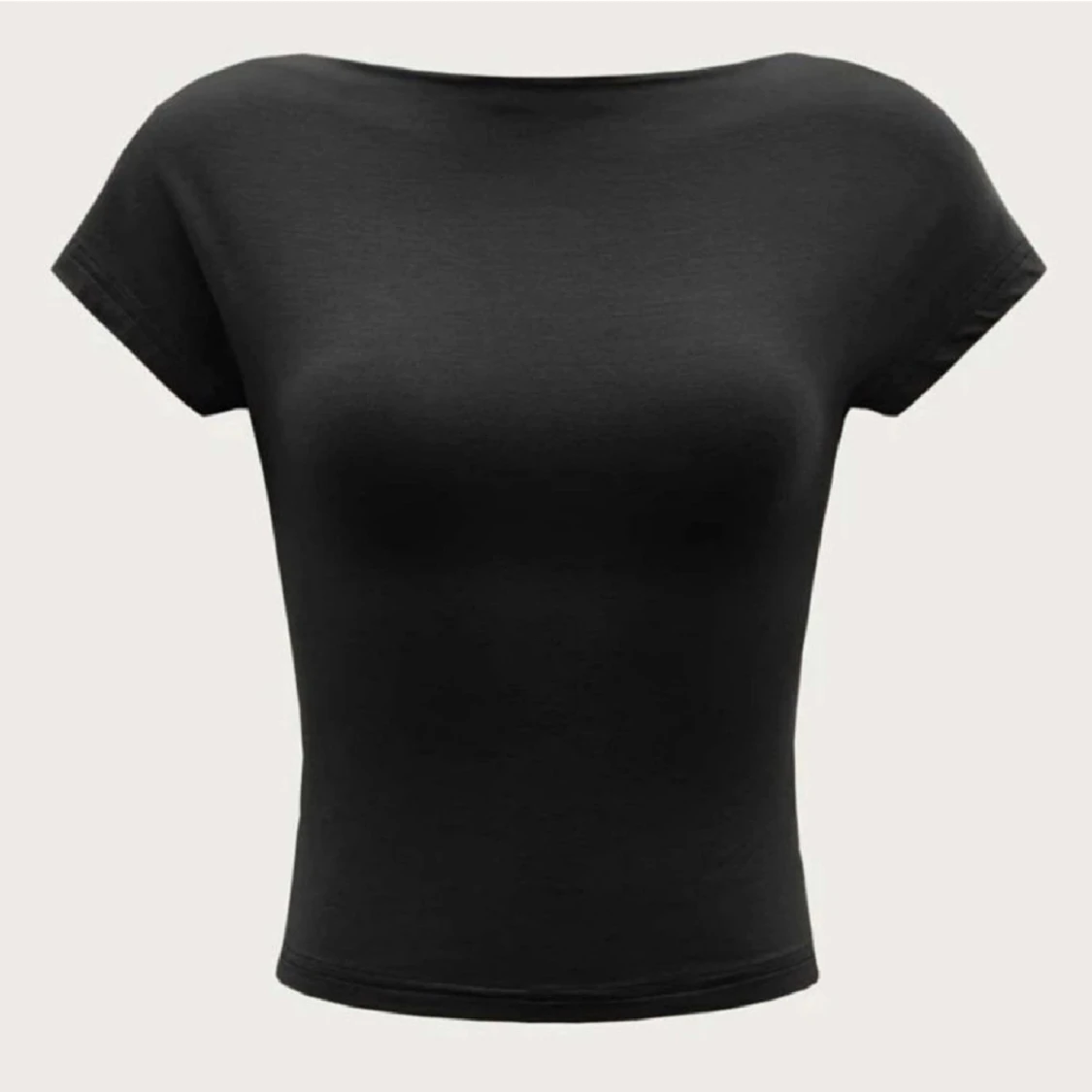 tröja med öppen rygg