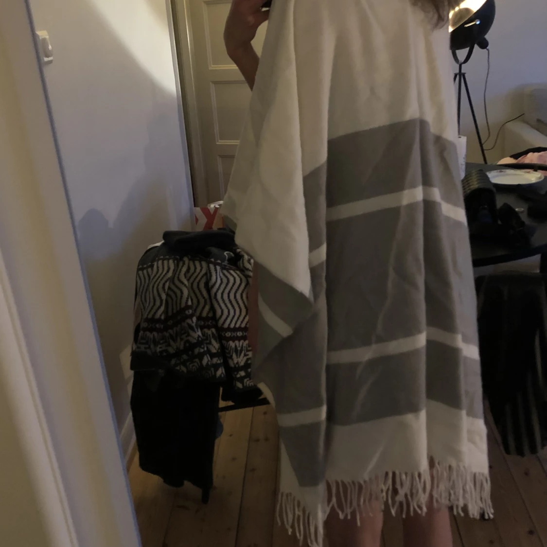 Filt/halsduk/poncho - 90