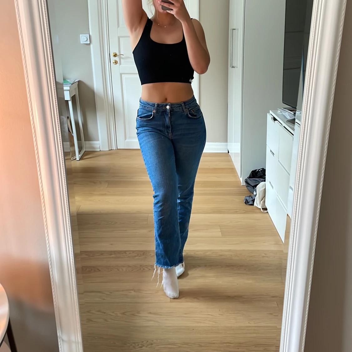 Flate jeans från Gina Tricot