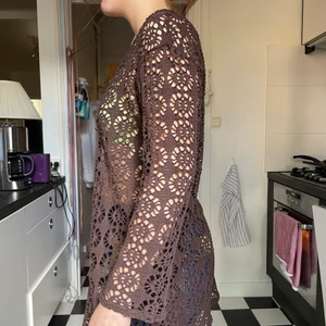 Kofta!❤️ - Mönstrad brun lång kofta, as snygg till allt (: