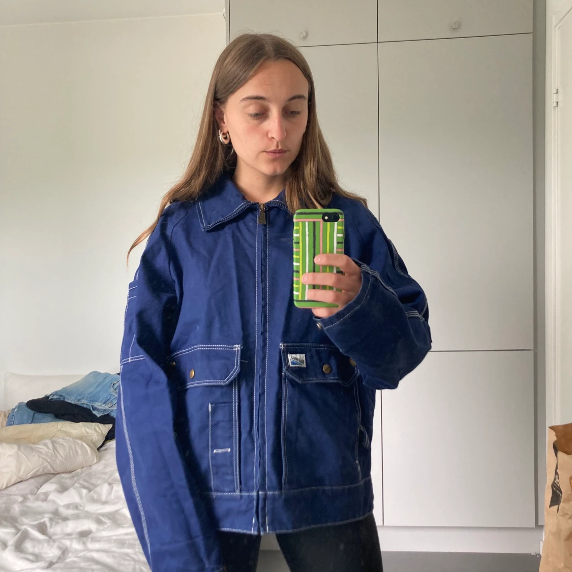 Arbetsjacka/jeansjacka - 90