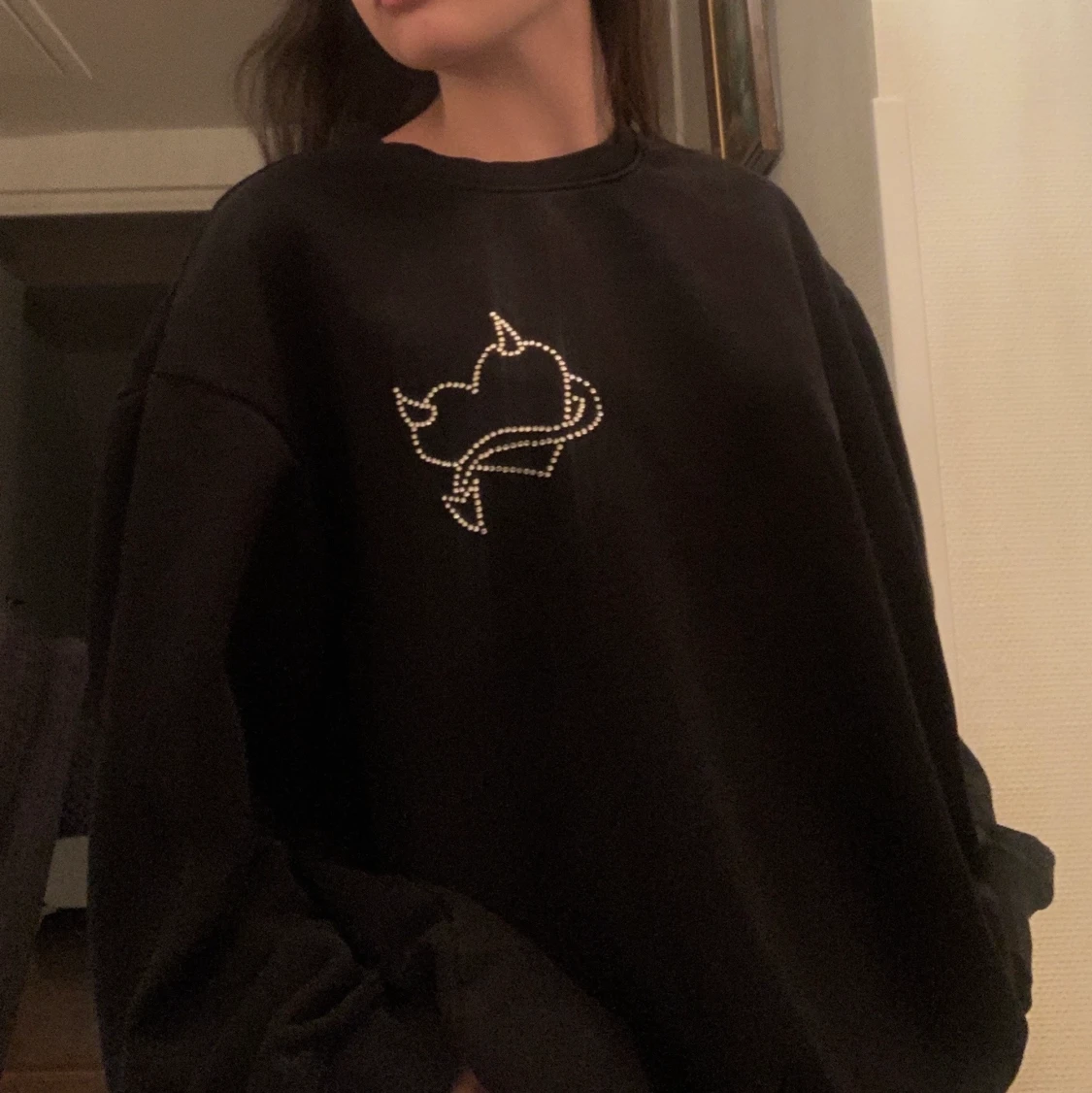 Rhinestone tröja - 90