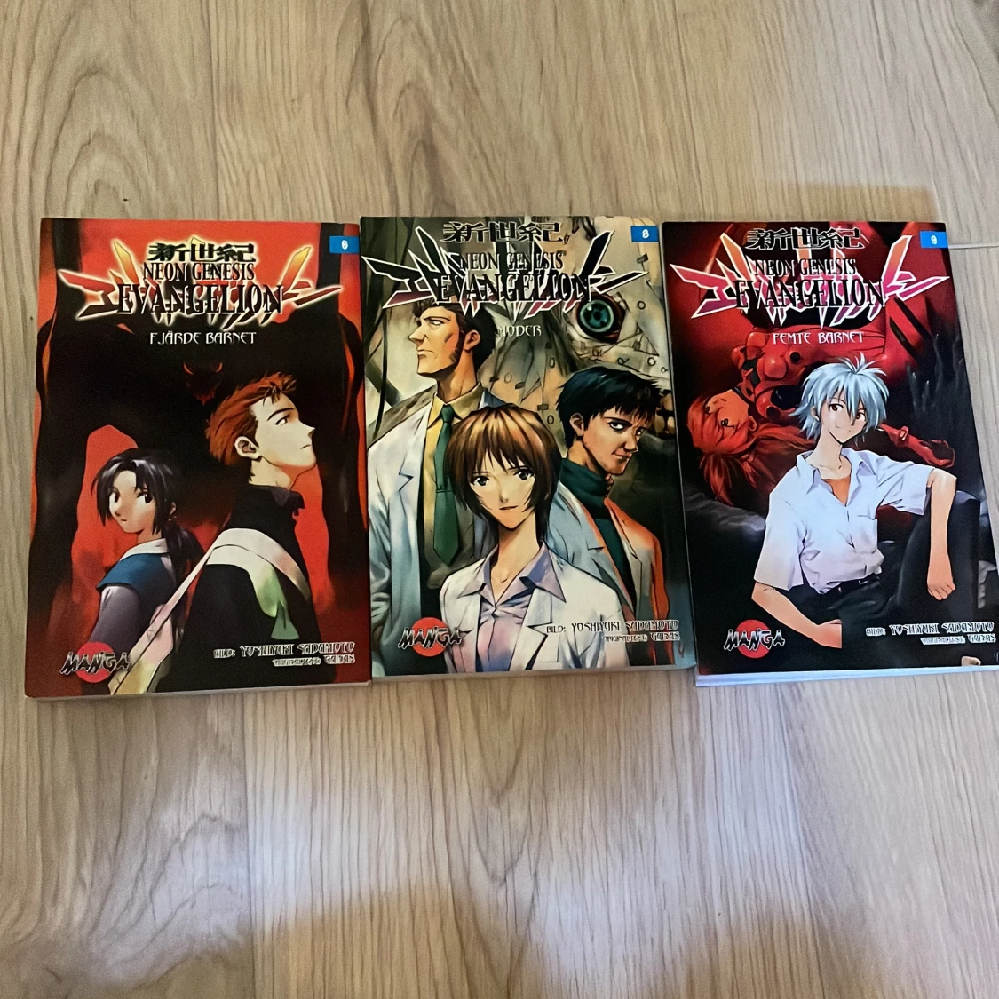 Neon Genesis Evnagelion Vol. 4,5,6,8,9 - 90