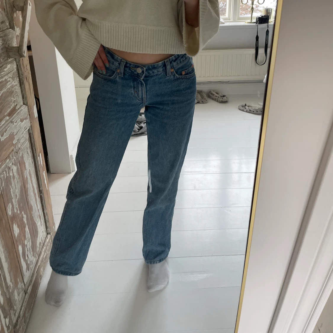 Lågmidjade jeans