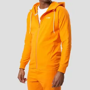 Oanvänd orange hoodie från Icaniwill. Nyskick.