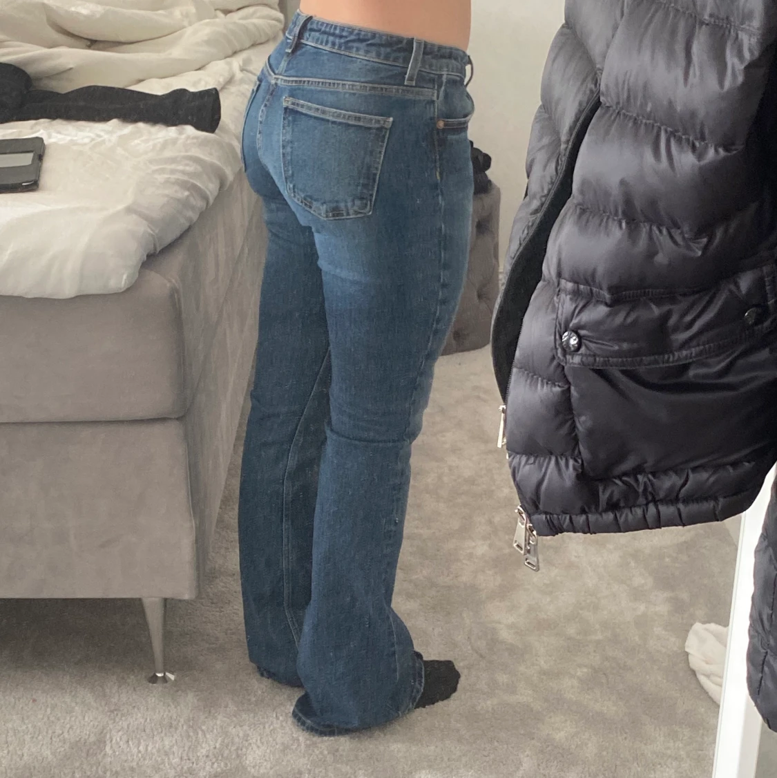 Lågmidjade jeans