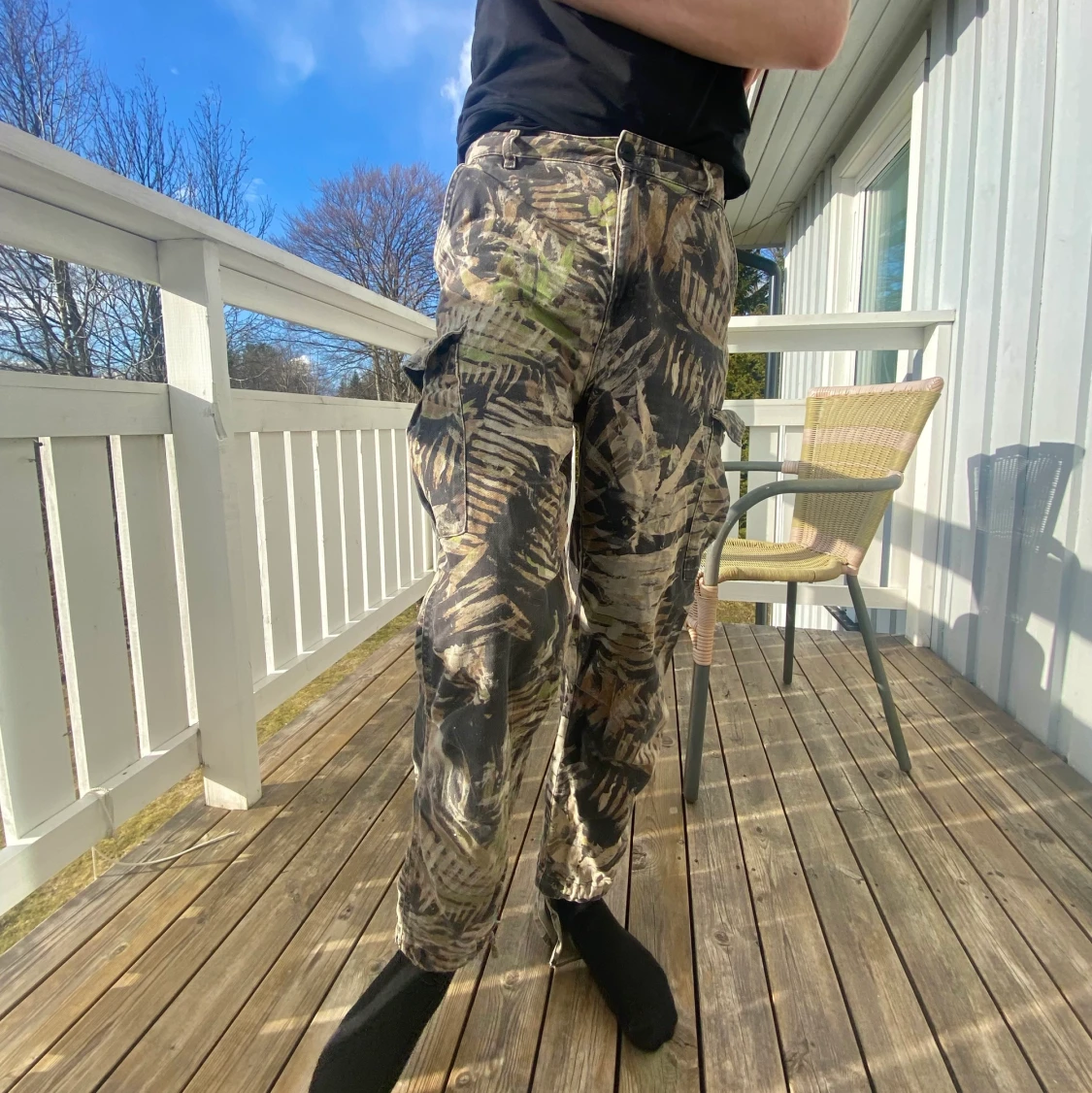 Cargobyxor Camouflage Weekday Strl 38