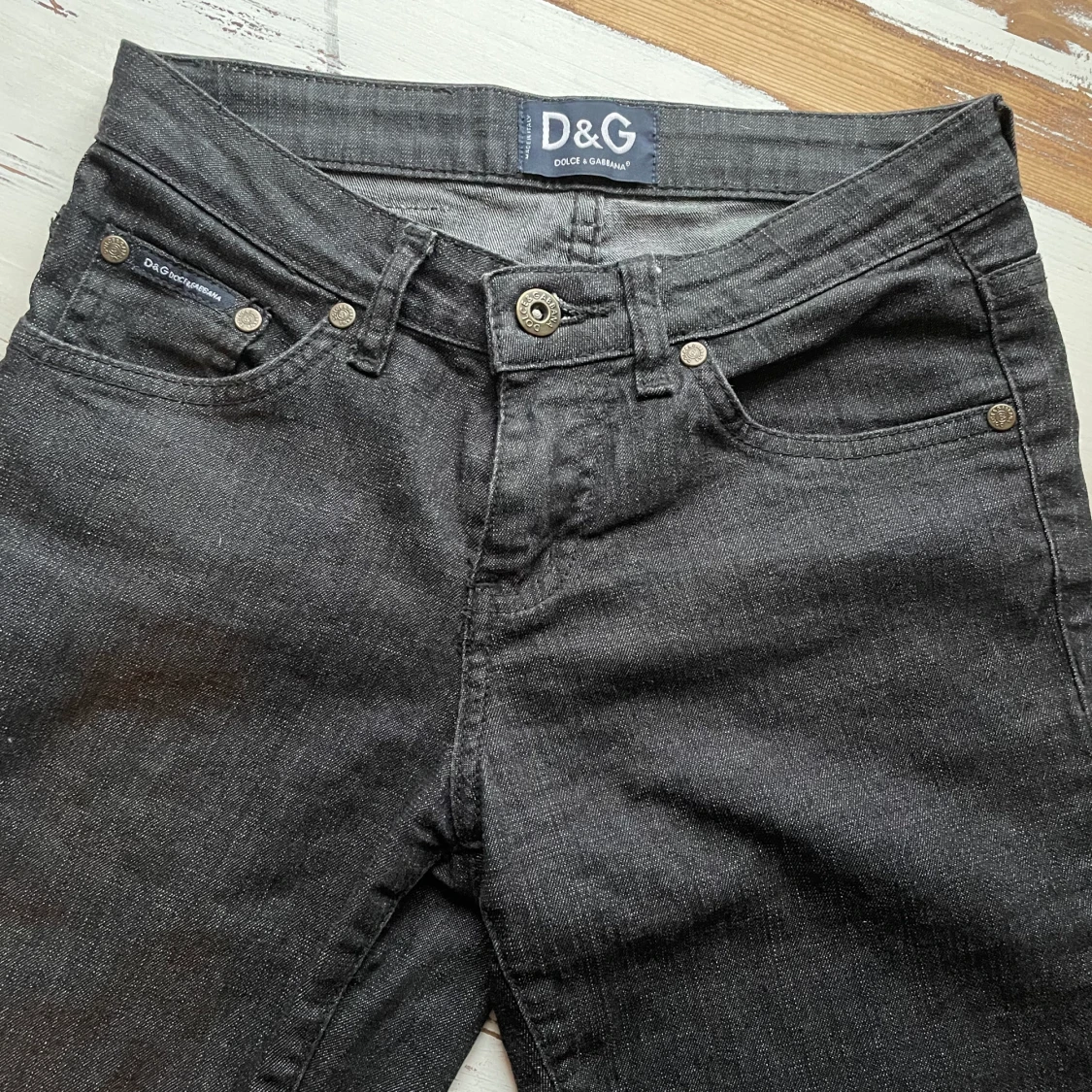 Low-rise Dolce & Gabbana jeans svart 27 - 91