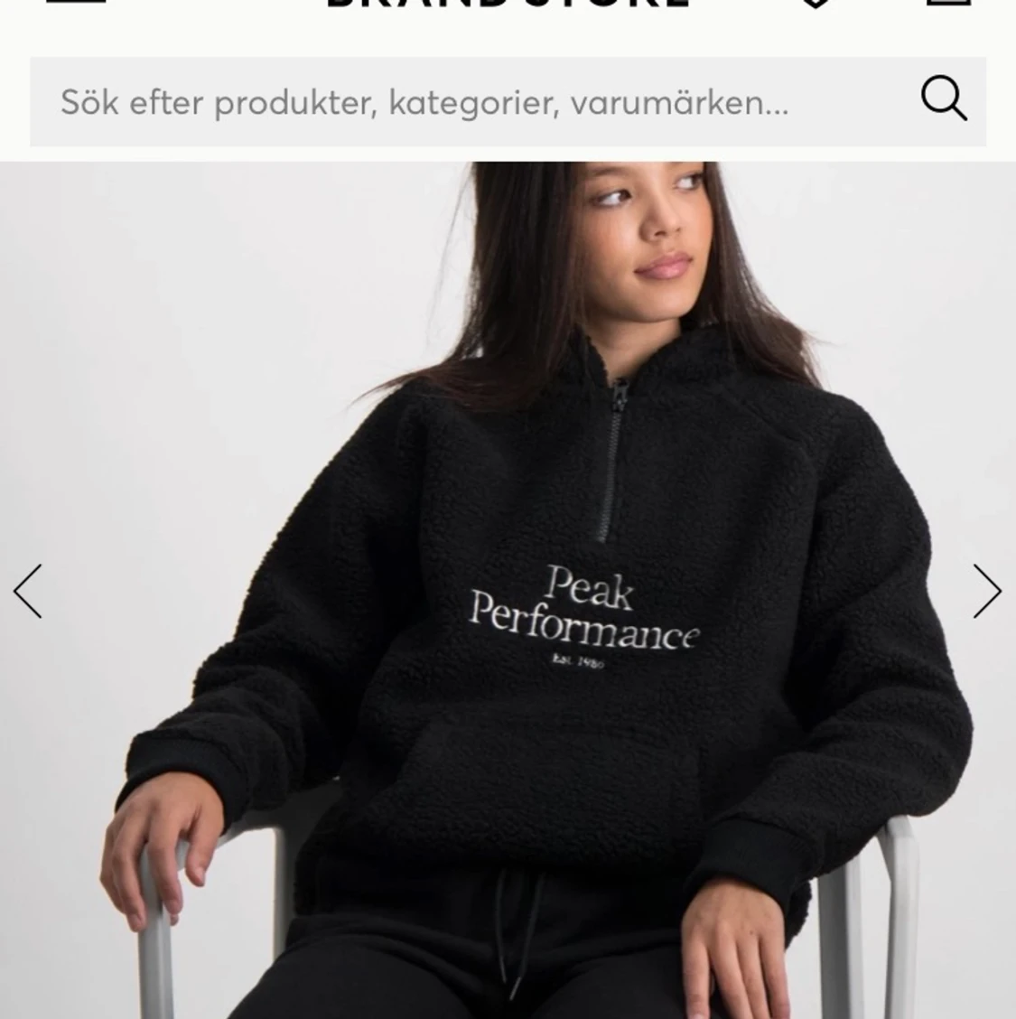 peak performance hoodie!