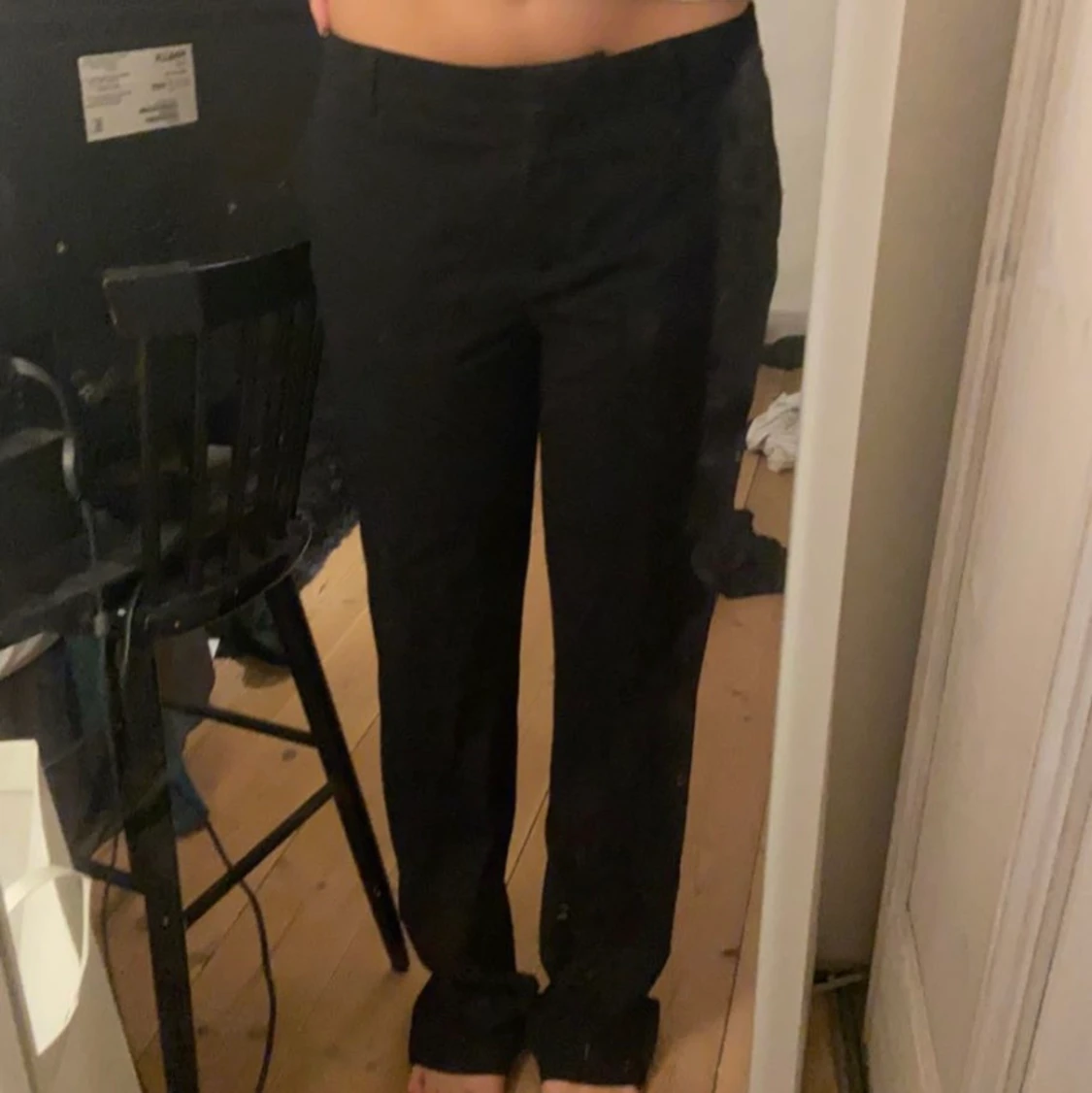 Lågmidjade kostymbyxor  - 90