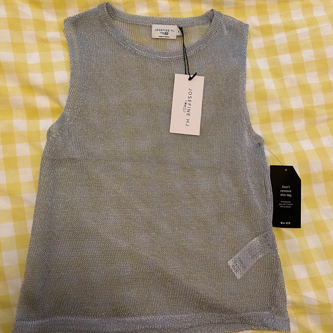 Silvrigt Nättopp - 90