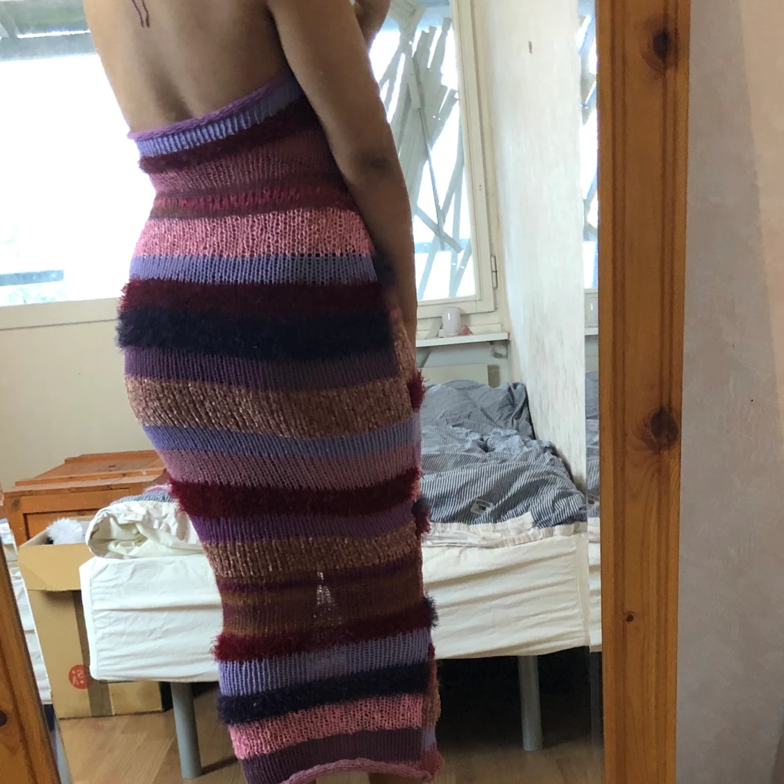 Stickad klänning  - 91